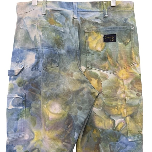 Stanley USA Carpenter Jeans 90s Floral Painter Pants 26x26 - Picture 3 of 6